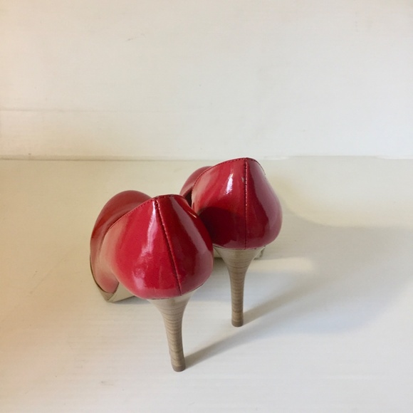 Hollywood Heels, Platform Shoes, red, Size 6.5 - Picture 4 of 7